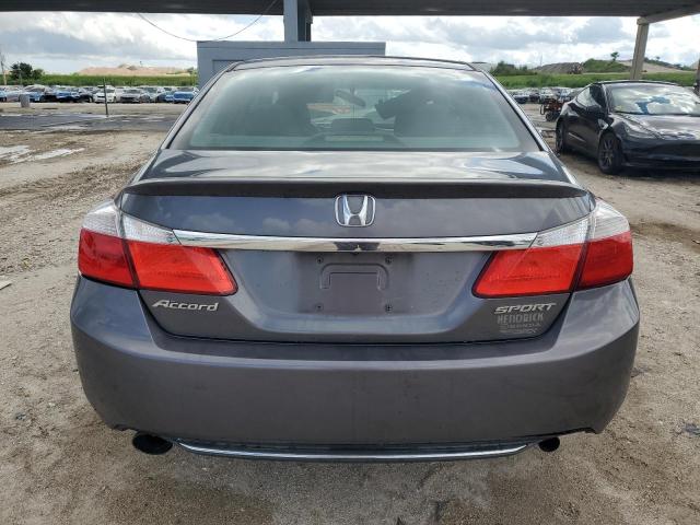 1HGCR2F50DA059570 - 2013 HONDA ACCORD SPORT Grau Foto 6