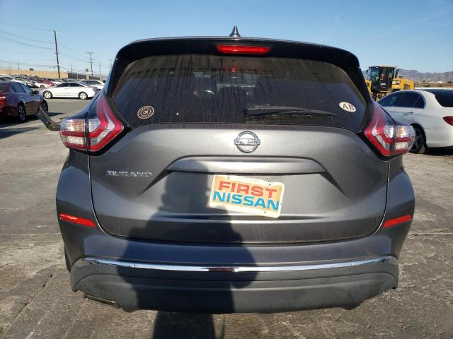 5N1AZ2MG3HN137523 - 2017 NISSAN MURANO S GRAY photo 6