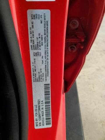 1C6SRFFT0MN679321 - 2021 RAM 1500 BIG HORN/LONE STAR RED photo 13