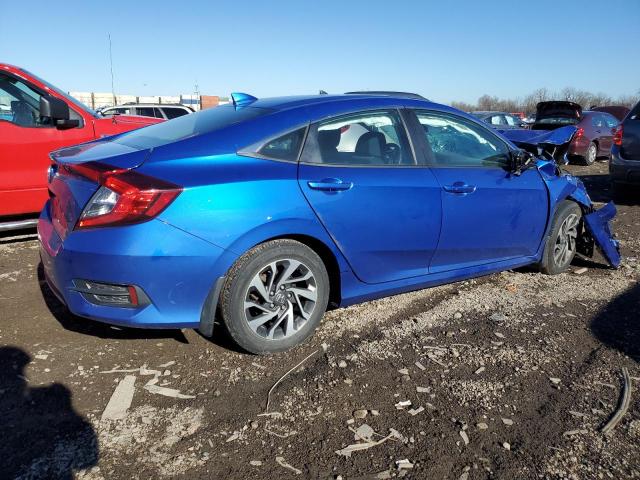 19XFC2F86HE076190 - 2017 HONDA CIVIC EX BLUE photo 3