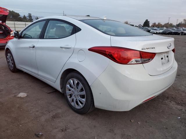 5NPDH4AE1CH125981 - 2012 HYUNDAI ELANTRA GLS WHITE photo 2