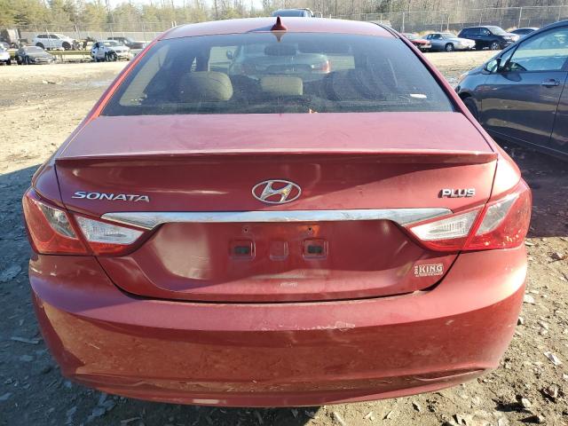 5NPEB4AC2DH563947 - 2013 HYUNDAI SONATA GLS RED photo 6