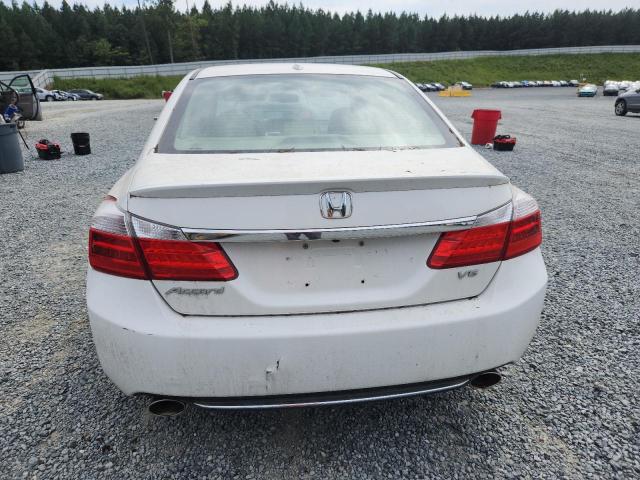 1HGCR3F87DA021401 - 2013 HONDA ACCORD EXL WHITE photo 6