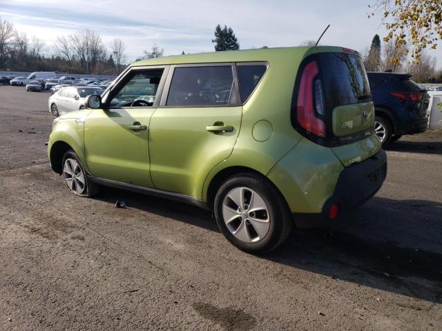 KNDJN2A2XF7773060 - 2015 KIA SOUL GREEN photo 2