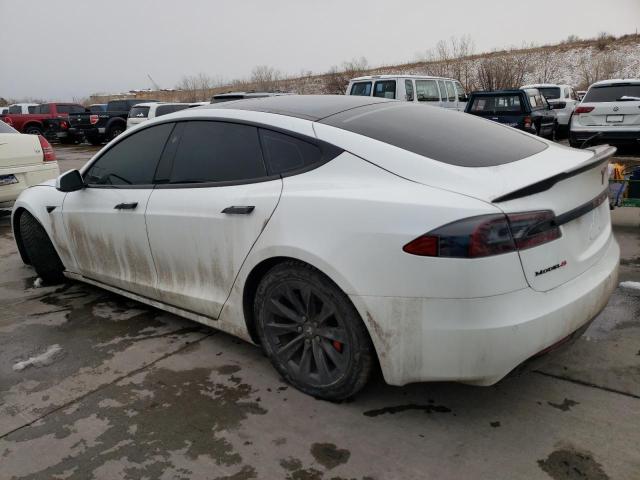 5YJSA1E42JF247725 - 2018 TESLA MODEL S WHITE photo 2