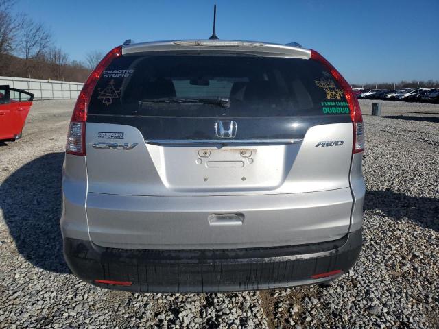 2HKRM4H71DH625276 - 2013 HONDA CR-V EXL SILVER photo 6