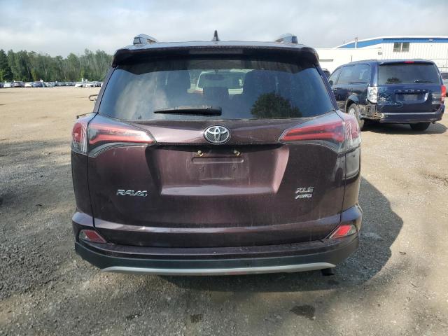 2T3RFREV0GW504150 - 2016 TOYOTA RAV4 XLE 棕色 照片 6