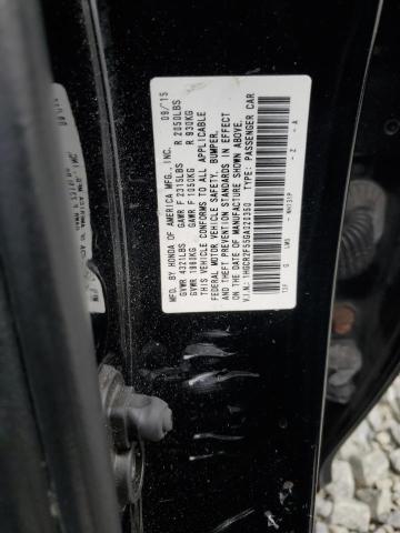 1HGCR2F55GA020350 - 2016 HONDA ACCORD SPORT Қара фото 12