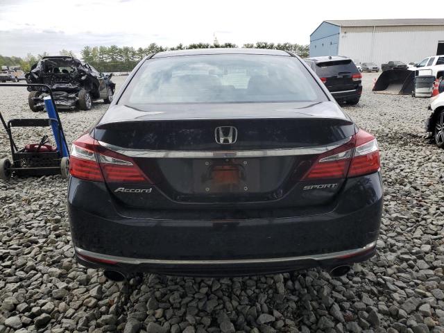 1HGCR2F55GA020350 - 2016 HONDA ACCORD SPORT Қара фото 6