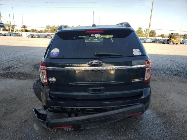 1FM5K7D88EGC10476 - 2014 FORD EXPLORER XLT BLACK photo 6