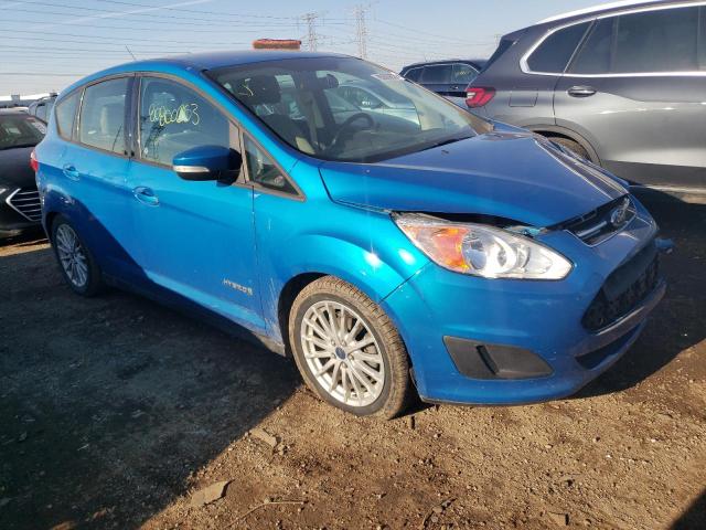 1FADP5AU1DL510363 - 2013 FORD C-MAX SE BLUE photo 4