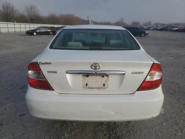 JTDBE32K040246689 - 2004 TOYOTA CAMRY LE WHITE photo 6