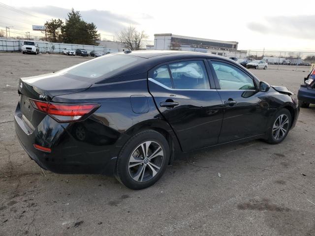 3N1AB8CV3NY285992 - 2022 NISSAN SENTRA SV BLACK photo 3