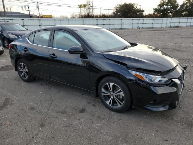 3N1AB8CV3NY285992 - 2022 NISSAN SENTRA SV BLACK photo 4