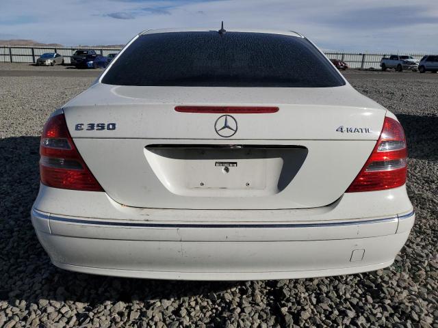 WDBUF87J76X182260 - 2006 MERCEDES-BENZ E 350 4MATIC WHITE photo 6