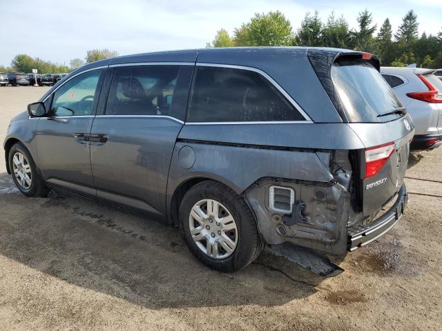 5FNRL5H27CB501748 - 2012 HONDA ODYSSEY LX GRAY photo 2