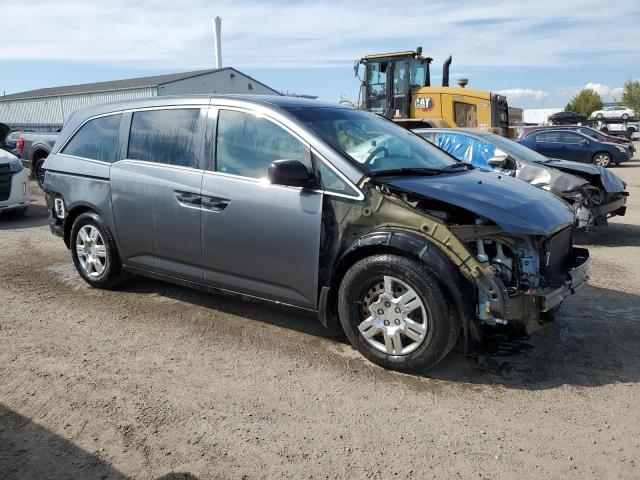 5FNRL5H27CB501748 - 2012 HONDA ODYSSEY LX GRAY photo 4