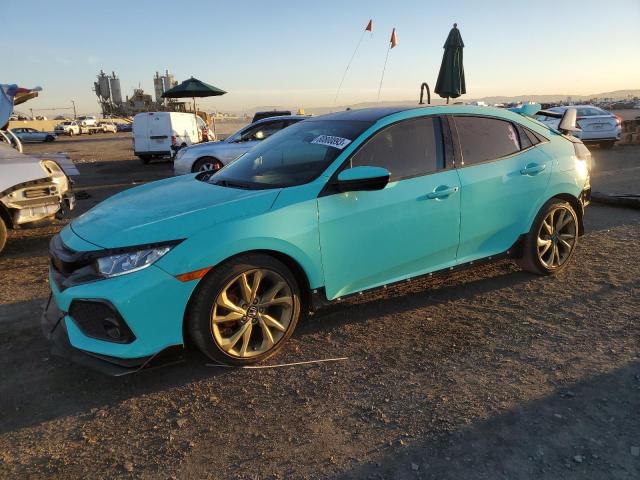 SHHFK7H44JU418700 - 2018 HONDA CIVIC SPORT 青绿色 照片 1