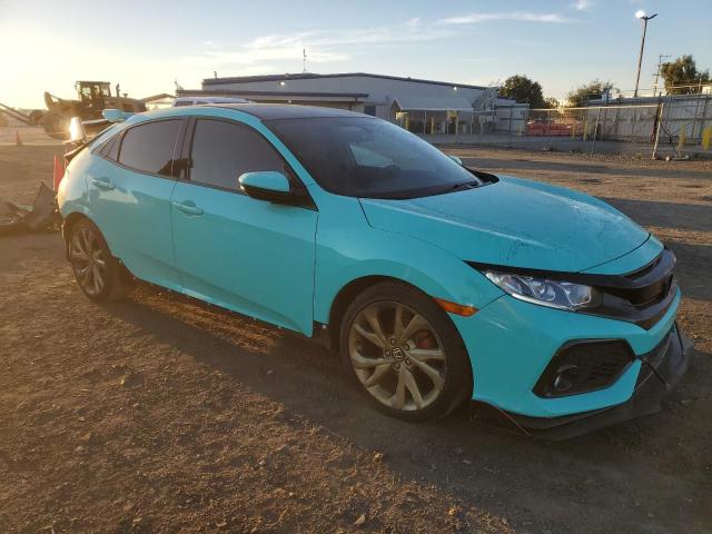 SHHFK7H44JU418700 - 2018 HONDA CIVIC SPORT 青绿色 照片 4