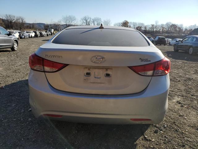 KMHDH4AE6DU726144 - 2013 HYUNDAI ELANTRA GLS SILVER photo 6