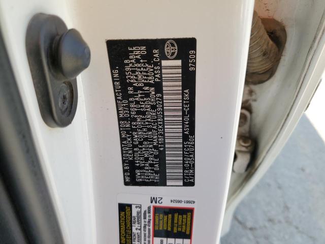 4T1BF3EKXBU590279 - 2011 TOYOTA CAMRY BASE თეთრი ფოტო 13