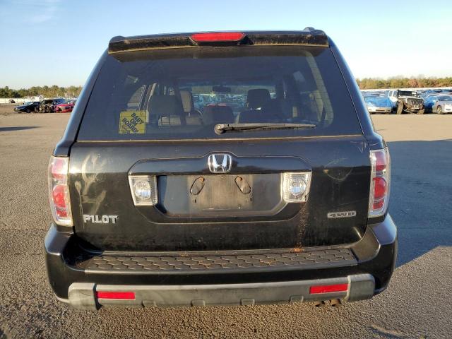 5FNYF18258B036518 - 2008 HONDA PILOT VP BLACK photo 6