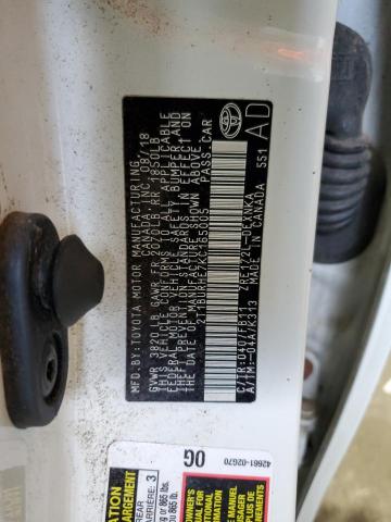 2T1BURHE7KC165005 - 2019 TOYOTA COROLLA L Beyaz fotoğraf 12