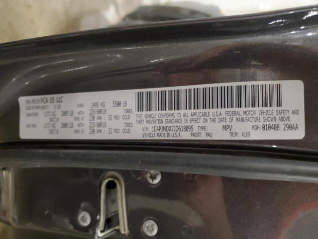 1C4PJMDX7JD618095 - 2018 JEP CHEROKEE LIMITED Boz foto 13