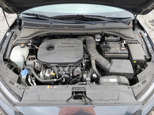 KMHTH6AB3KU005838 - 2019 HYUNDAI VELOSTER TURBO GRAY photo 11