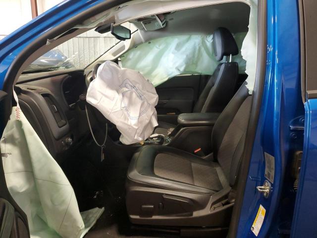 1GCGTDEN4M1123091 - 2021 CHEVROLET COLORADO Z71 BLUE photo 7