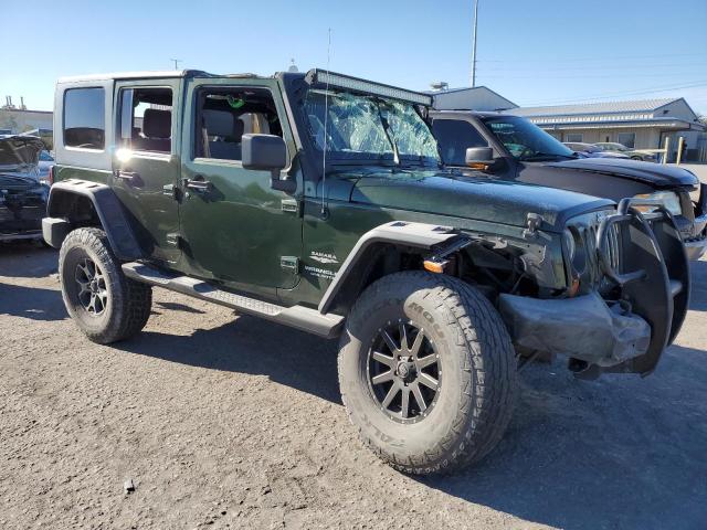 1J4GB59167L165426 - 2007 JEEP WRANGLER SAHARA GREEN photo 4