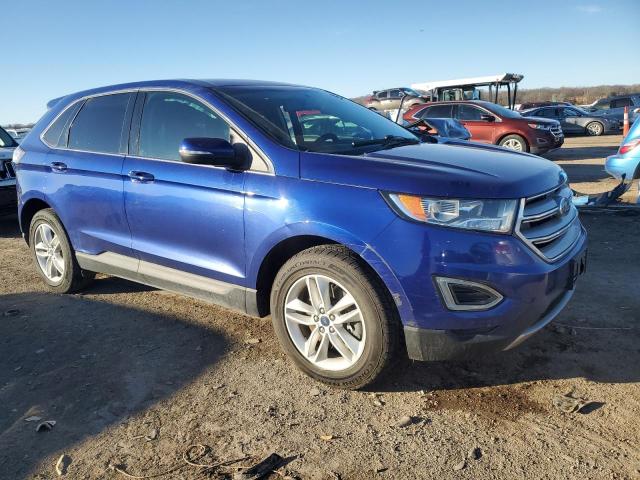 2FMTK4J81FBC07146 - 2015 FORD EDGE SEL BLUE photo 4