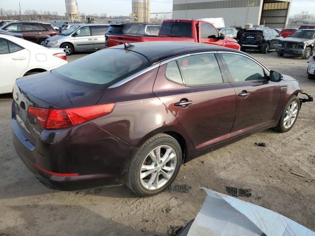 5XXGN4A78DG101228 - 2013 KIA OPTIMA EX PURPLE photo 3