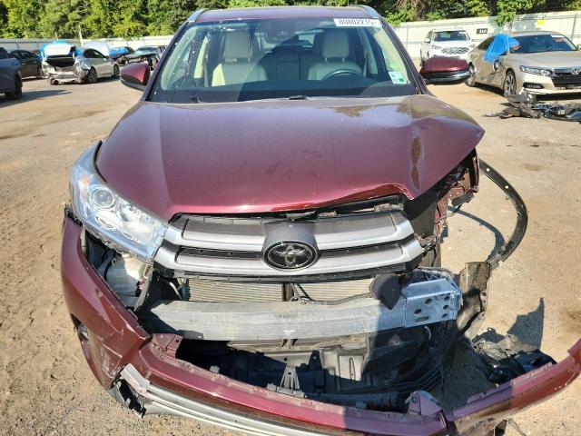 5TDKZRFH1JS276671 - 2018 TOYOTA HIGHLANDER SE Tünd qırmızı foto 5