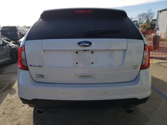 2FMDK4JC0DBB20540 - 2013 FORD EDGE SEL WHITE photo 6