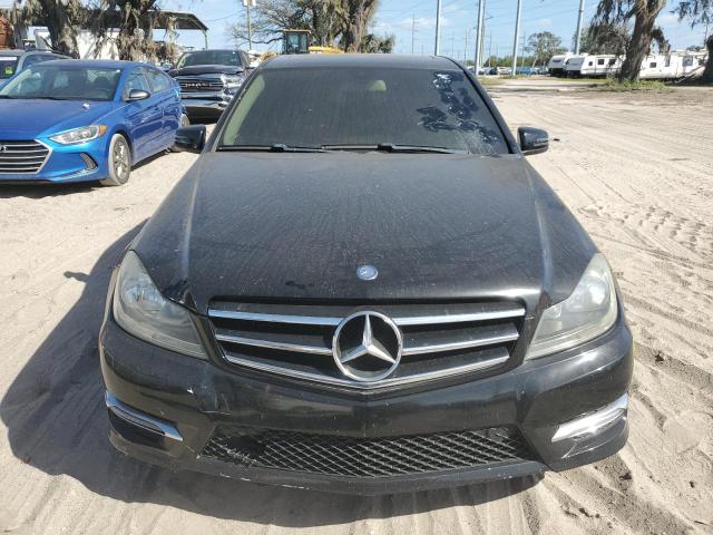 WDDGF4HB3ER310212 - 2014 MERCEDES-BENZ C 250 BLACK photo 5