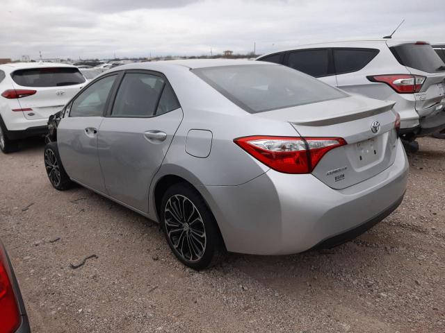 5YFBURHE3FP202475 - 2015 TOYOTA COROLLA L SILVER photo 2