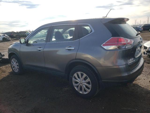 KNMAT2MV5FP589754 - 2015 NISSAN ROGUE S GRAY photo 2