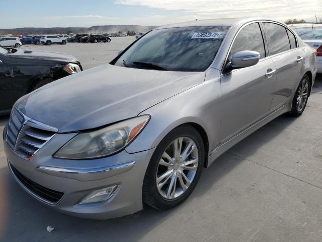 KMHGC4DD1DU235026 - 2013 HYUNDAI GENESIS 3.8L GRAY photo 1