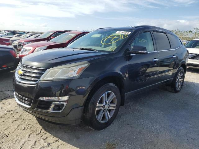 1GNKRGKDXFJ324106 - 2015 CHEVROLET TRAVERSE LT CHARCOAL photo 1