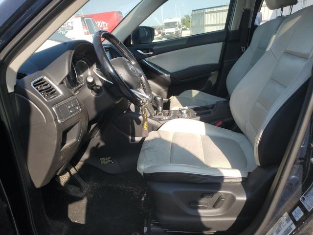 JM3KE4DY4G0707881 - 2016 MAZDA CX-5 GT BLUE photo 7