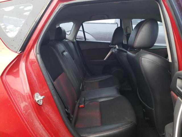 JM1BL1K31B1431165 - 2011 MAZDA SPEED 3 წითელი ფოტო 10