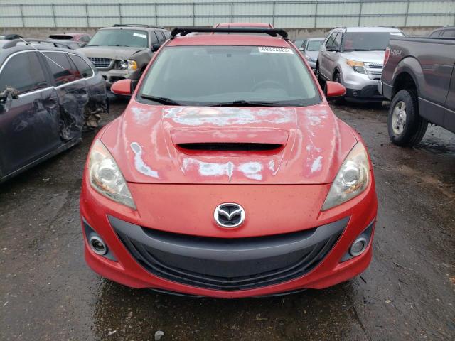 JM1BL1K31B1431165 - 2011 MAZDA SPEED 3 წითელი ფოტო 5