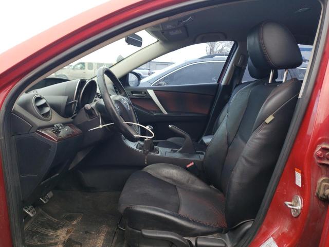 JM1BL1K31B1431165 - 2011 MAZDA SPEED 3 წითელი ფოტო 7