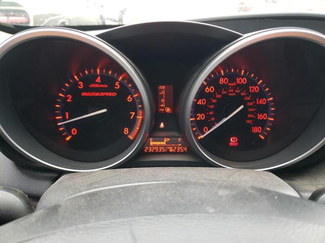 JM1BL1K31B1431165 - 2011 MAZDA SPEED 3 წითელი ფოტო 9