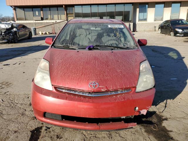 JTDKB20U193488436 - 2009 TOYOTA PRIUS RED photo 5