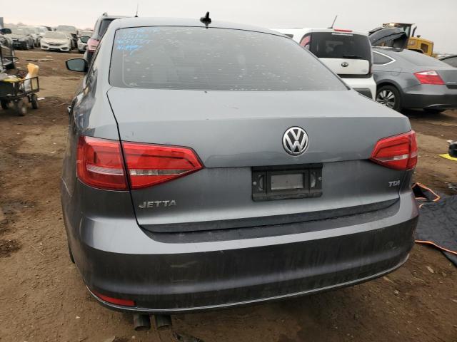 3VWLA7AJ0FM272755 - 2015 VOLKSWAGEN JETTA TDI CHARCOAL photo 6