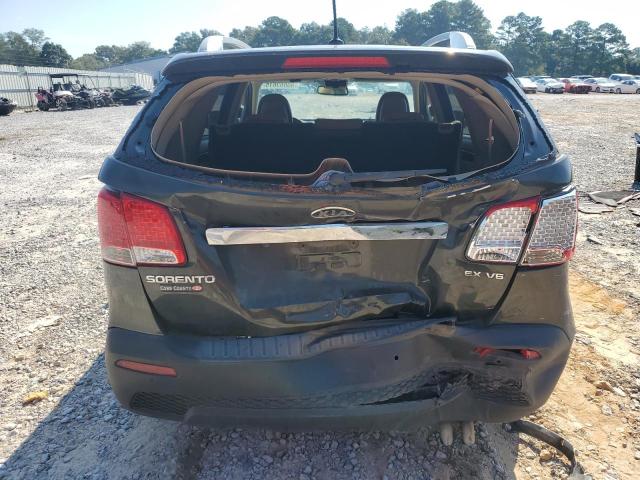 5XYKU4A29CG250906 - 2012 KIA SORENTO EX أخضر صورة 6