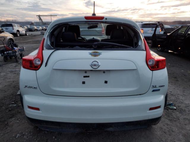 JN8AF5MV4CT126021 - 2012 NISSAN JUKE S WHITE photo 6