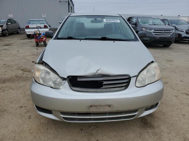 2T1BR32E64C174319 - 2004 TOYOTA COROLLA CE SILVER photo 5